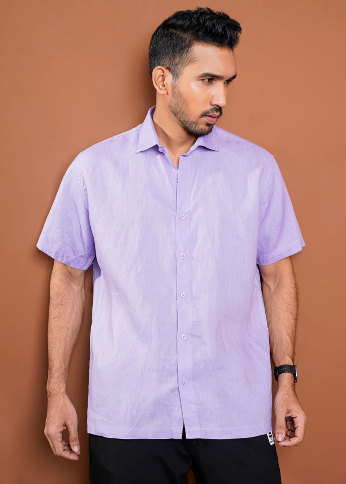 Infinity Cotton Sateen Oversized Half Placket Shirtdress main image 1