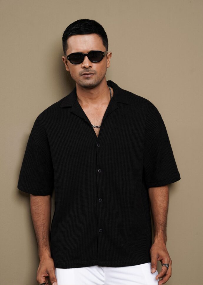 Oversized half shirt