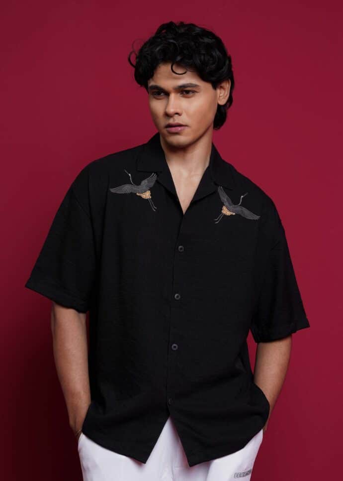 Oversized half shirt