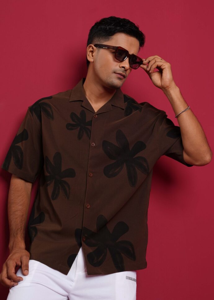 Oversized half shirt