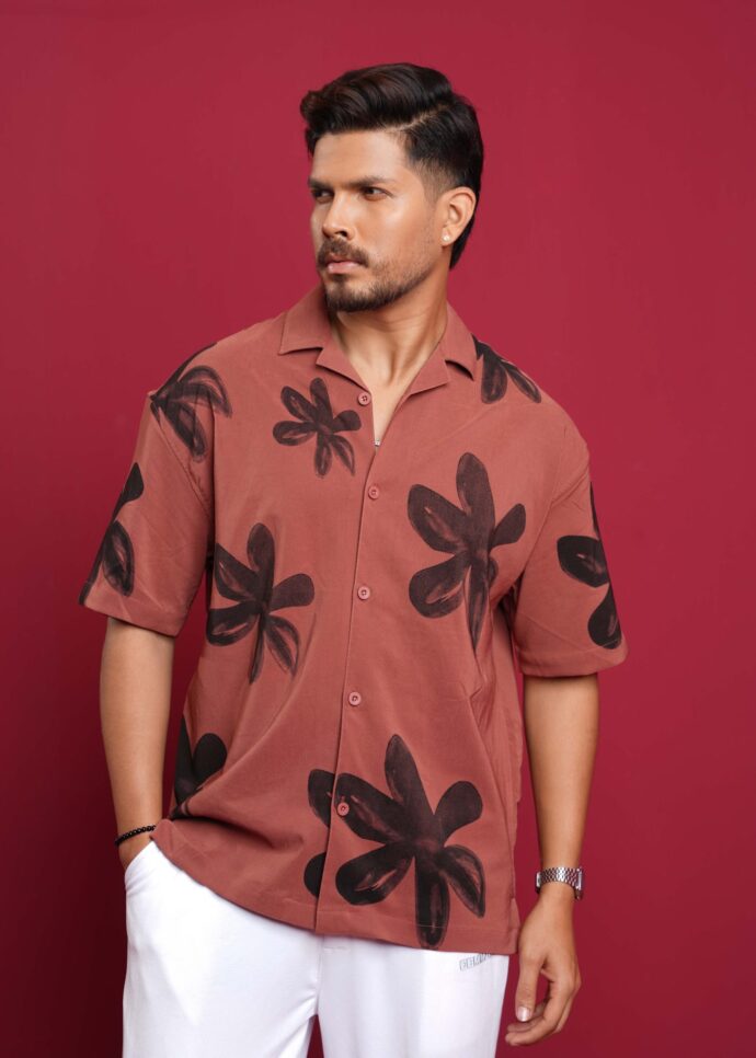 Oversized half shirt