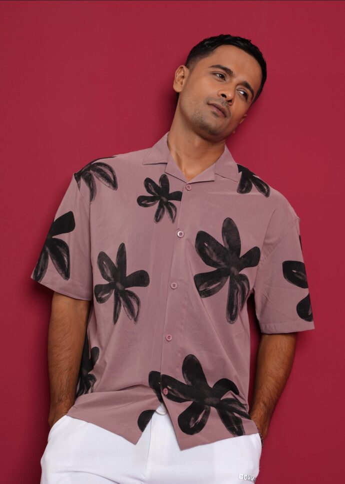 Oversized half shirt