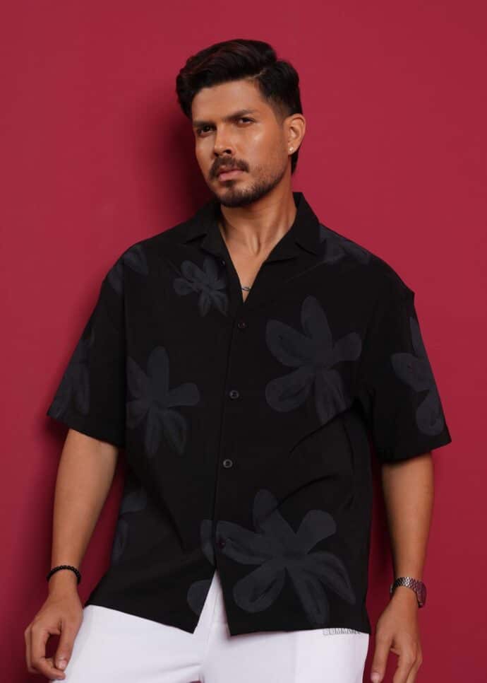 Oversized half shirt