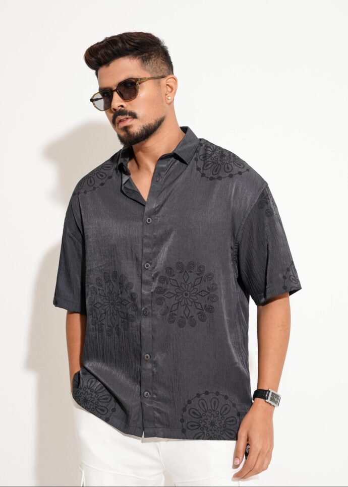 Oversized half shirt