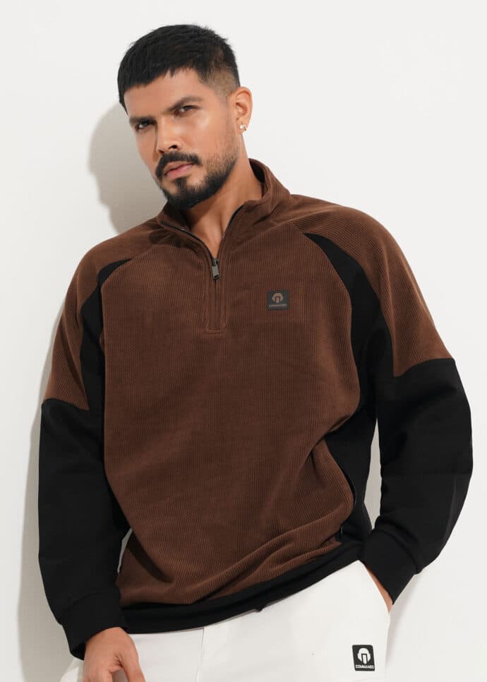 Oversized Zipper Sweat-shirt From Commando BD