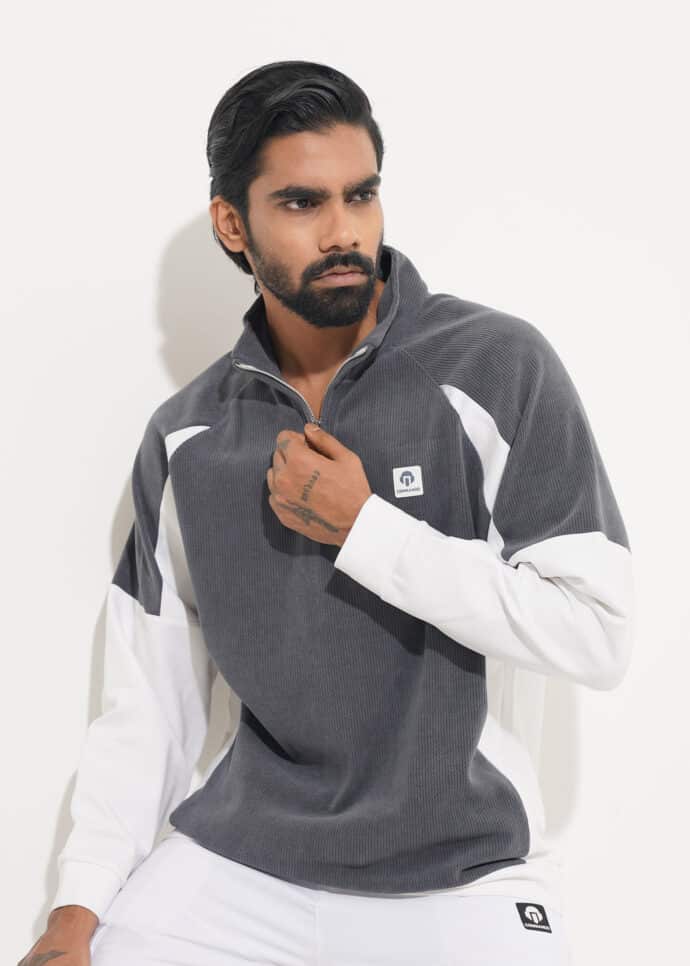 Oversized Zipper Sweat-shirt From Commando BD