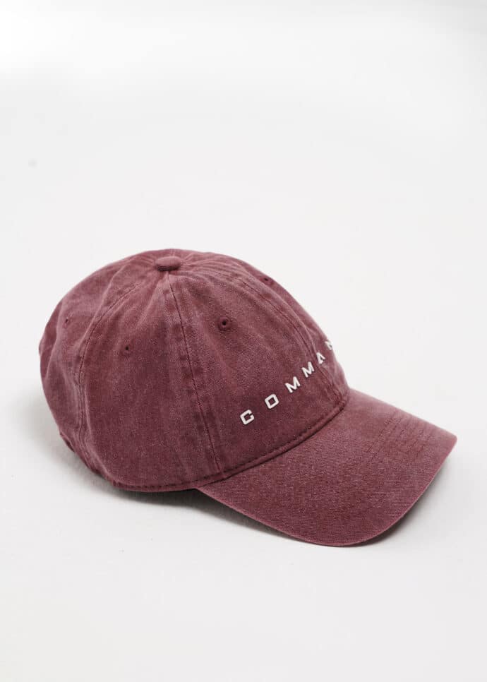 Maroon Commando Wash Cap