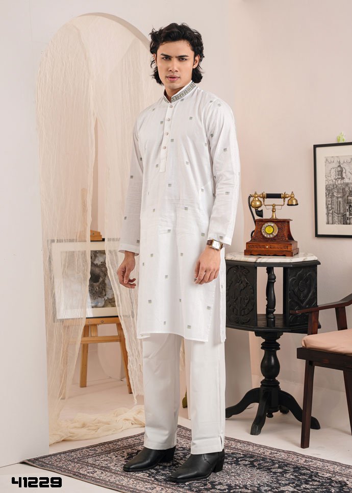 Panjabi (Milky White)