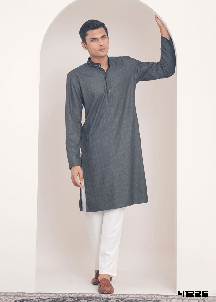 Panjabi – Graphite Grey