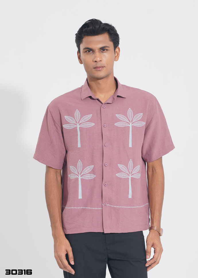 Oasis Lineage Half Shirt – Pink