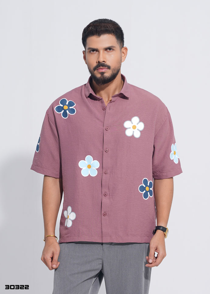 Florence Half Shirt – Nude Pink