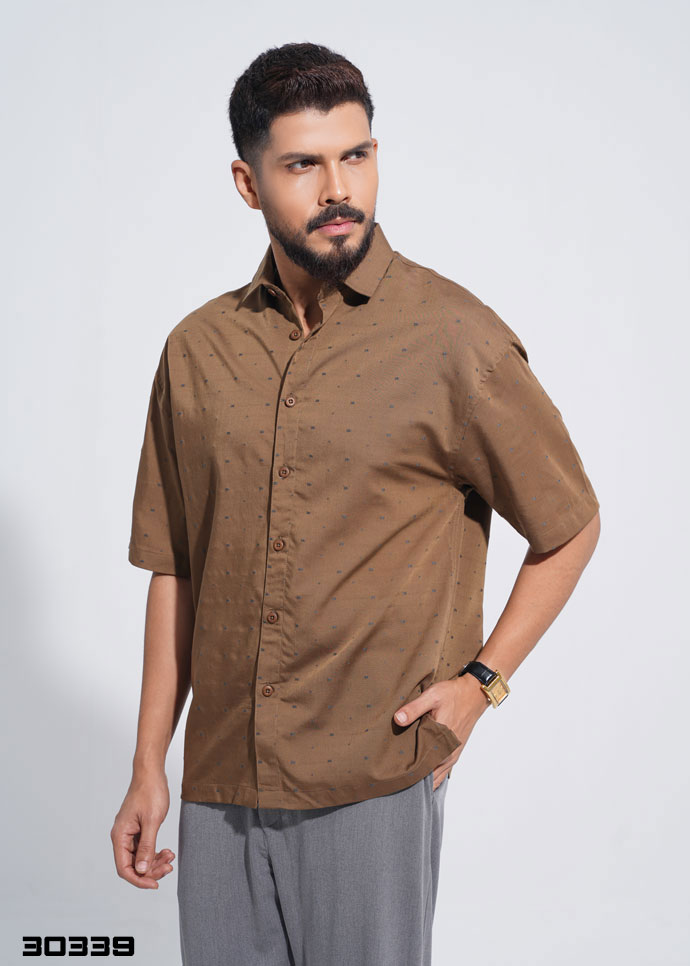 Desert Sand Half Shirt - Khaki