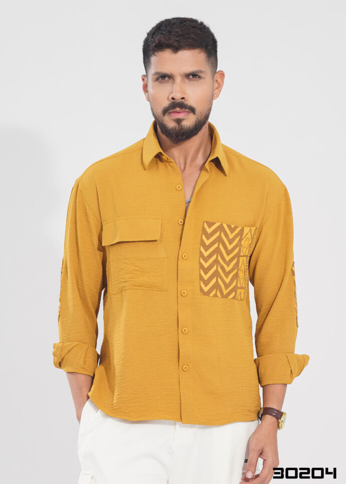 Stealth Pattern Shirt (Yellow)