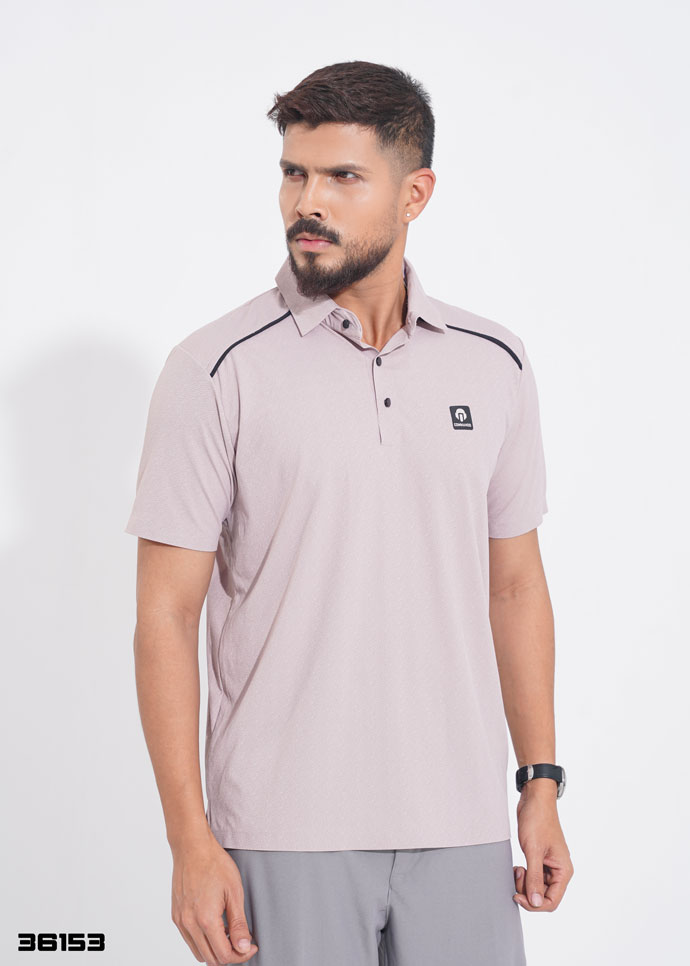 Imperial Line Polo Shirt - Dusty Rose