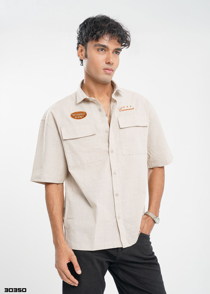 Arbanox Half Shirt - Warm Stone Grey