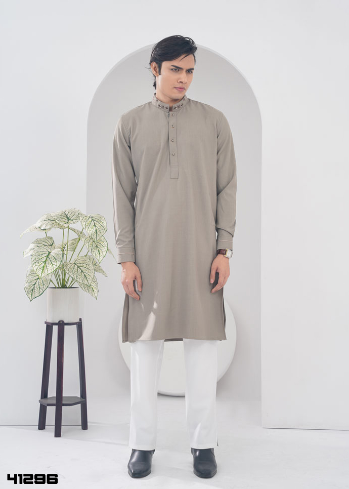 Majestic Panjabi - Stone -41296