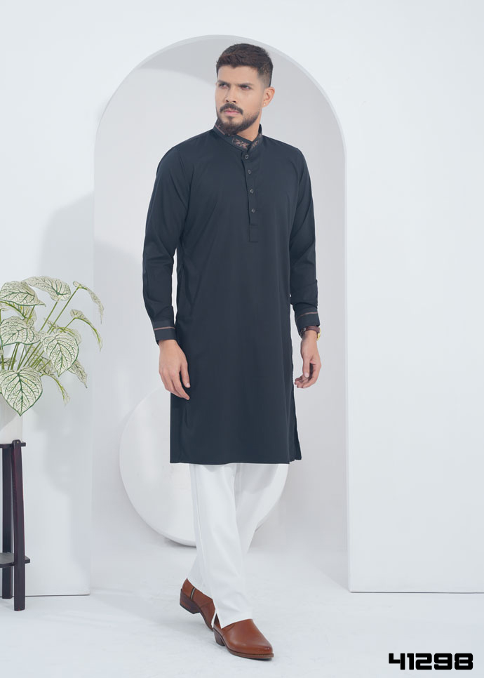 Majestic Panjabi - Classic Black - 41298