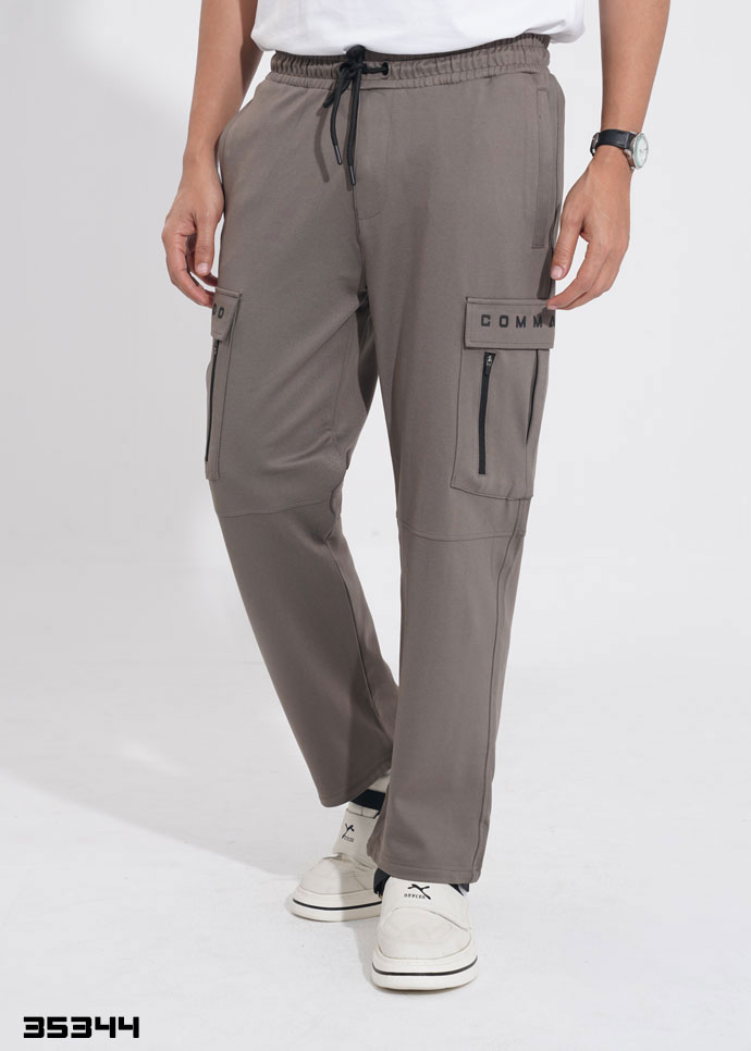 The Metro Zip-Cargo Trouser - Khaki - 35344