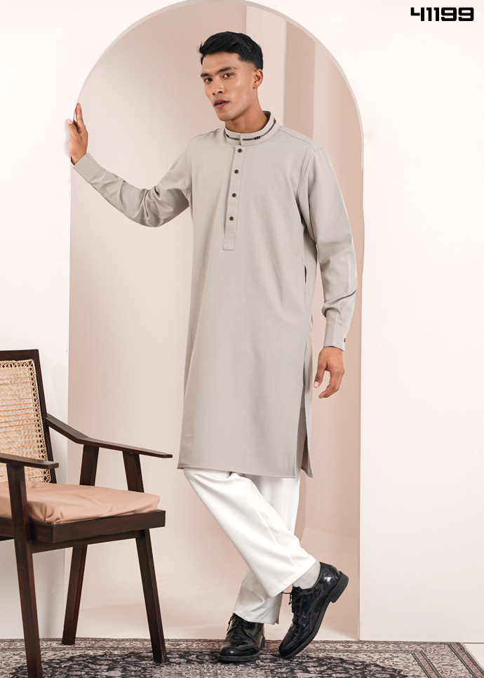 Elite Eidwear Panjabi - Light Grey - 41199