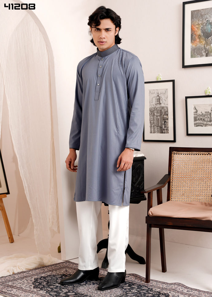 Barakah Premium Panjabi - S.Blue - 41208