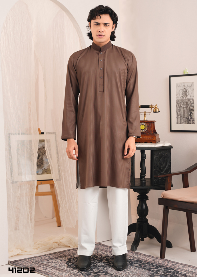 Barakah Premium Panjabi - Coffee - 41202