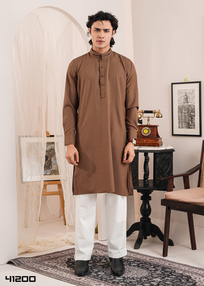 Elite Eidwear Panjabi - Brown - 41200