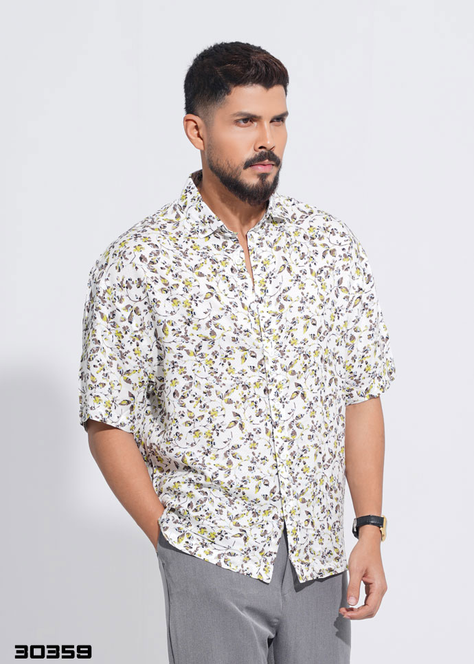 Dune Pinstripe Half Shirt – 30359