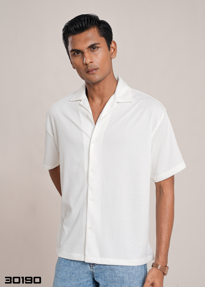 Solid Half Shirt - 30190