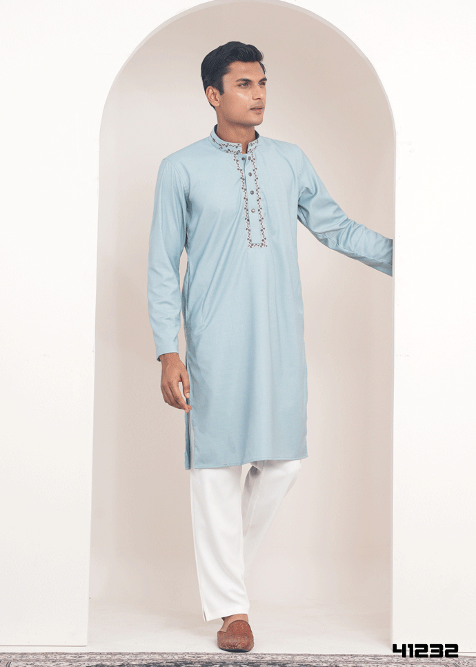 Rizwan Elite Panjabi - Ice Blue - 41232