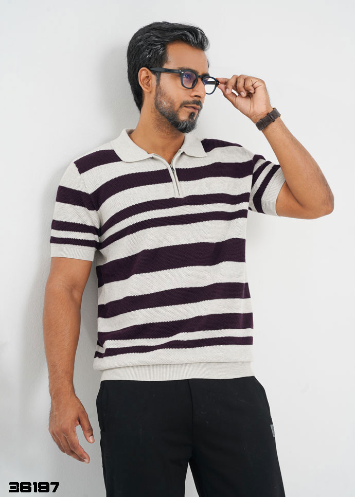 Apex Stripe Polo - 36197