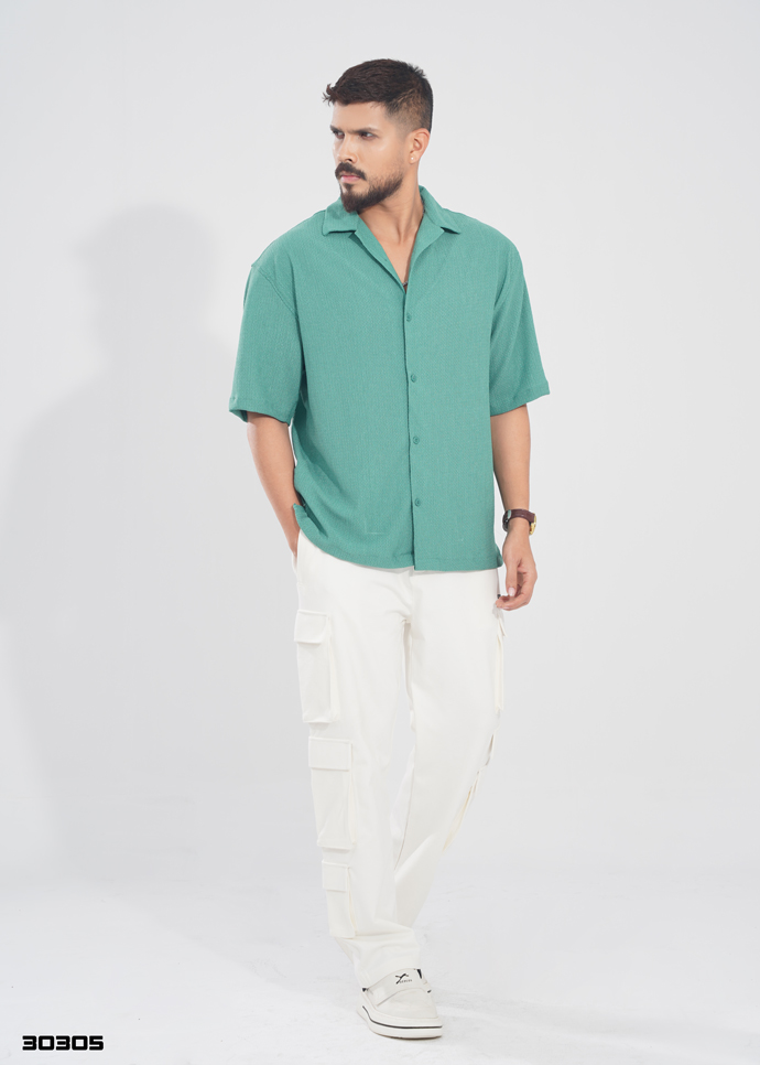 Solid Half Shirt - 30305