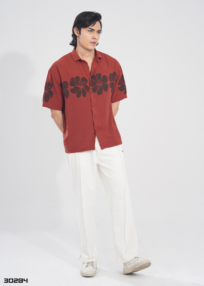 Half Shirt (Dk Orange) 30284
