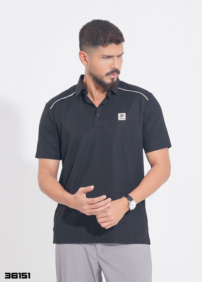 Imperial Line Polo (Black) - 36151