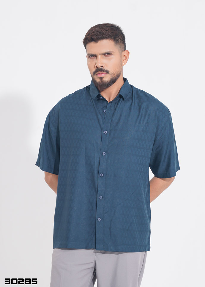 Tropical leaf Half Shirt - 30295